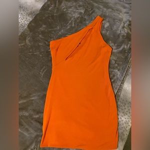Brand new Orange mini dress.